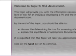  A standard screen capture taken from this course with the top interface and bottom navigation buttons raised forward.