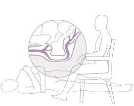 Illustration showing common pressure points